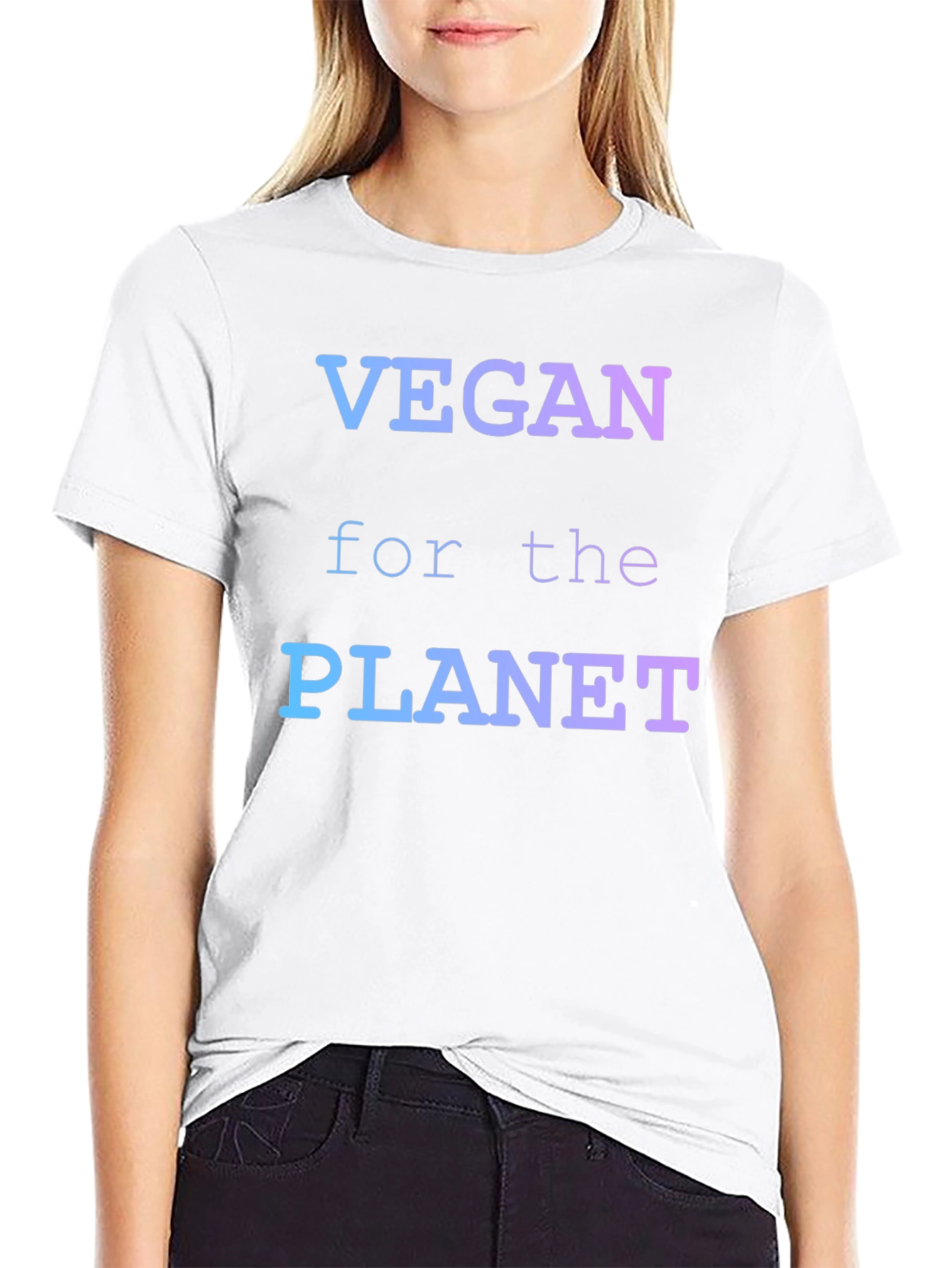 Vegan for the Planet Graphic T-Shirt