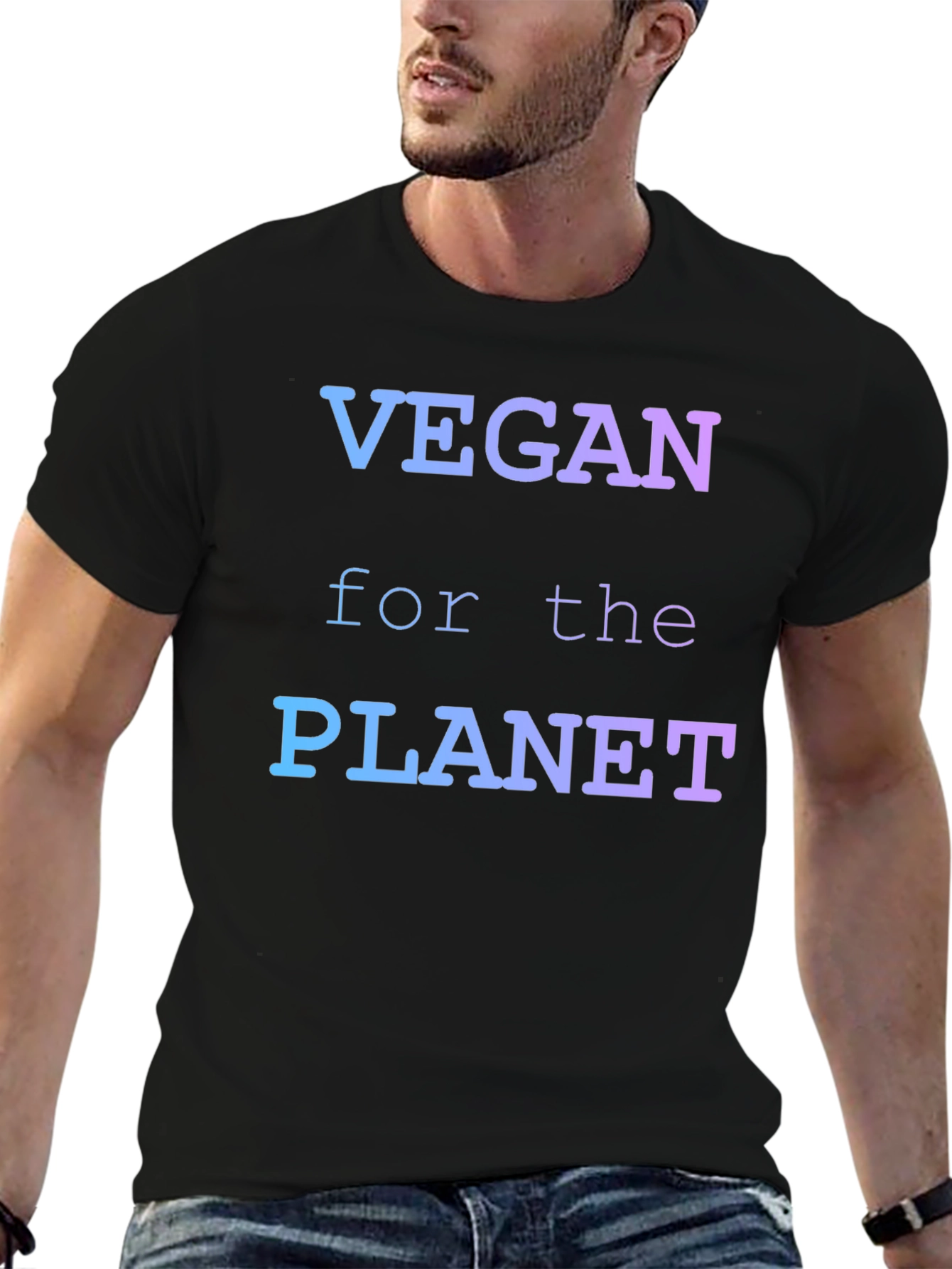 Vegan for the Planet Graphic T-Shirt