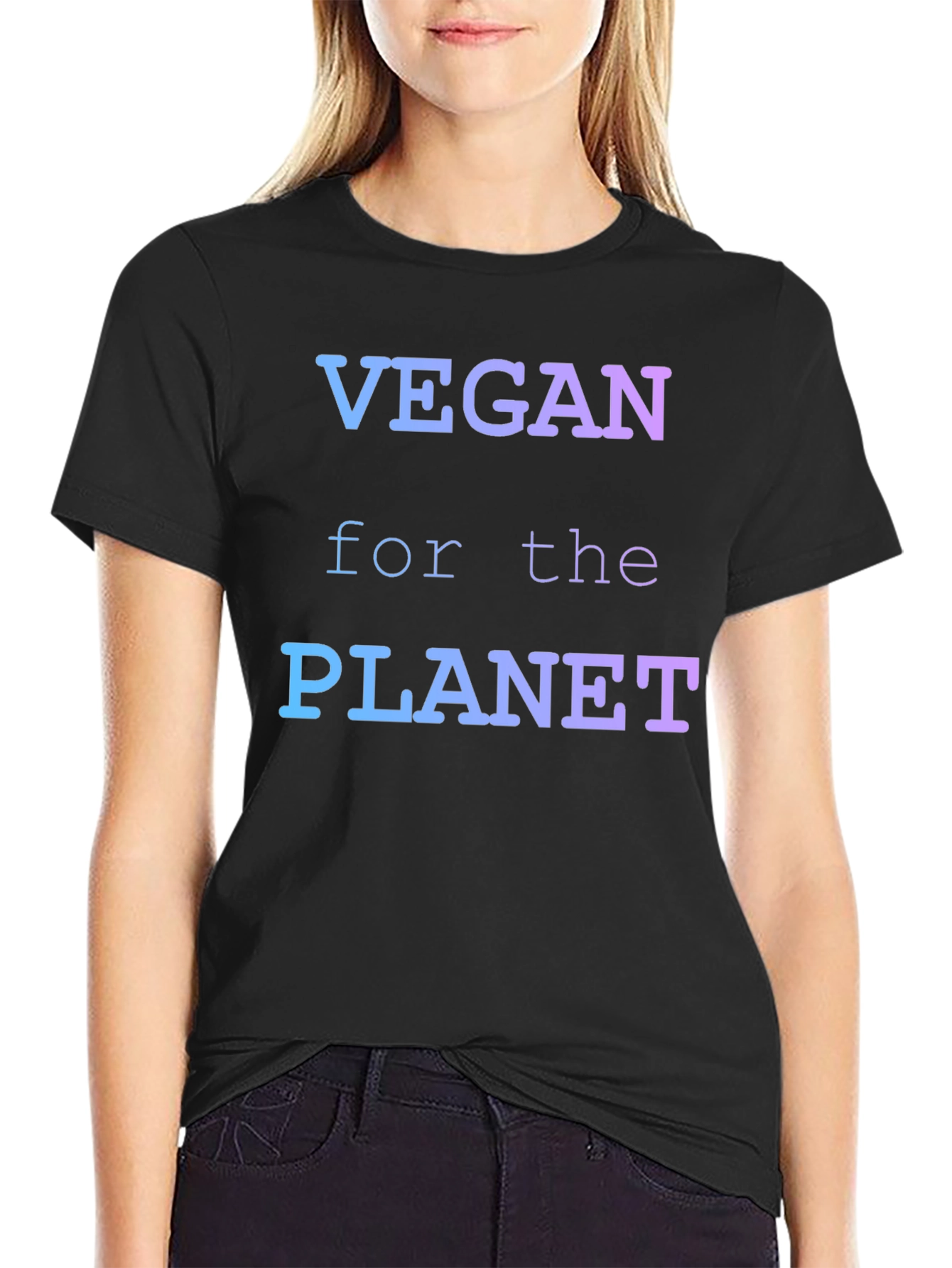 Vegan for the Planet Graphic T-Shirt