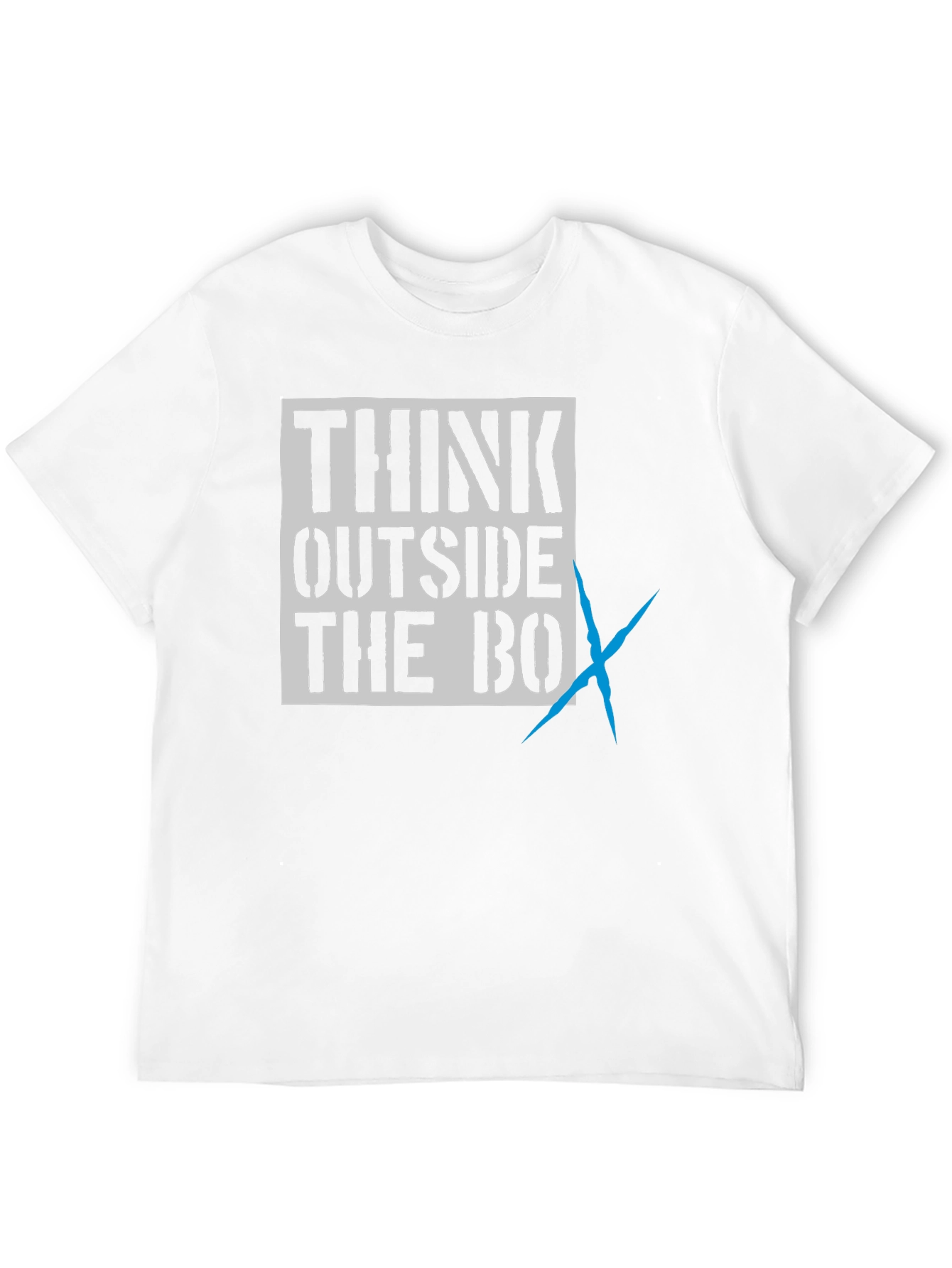 Think Outside the Box Black Graphic Tee