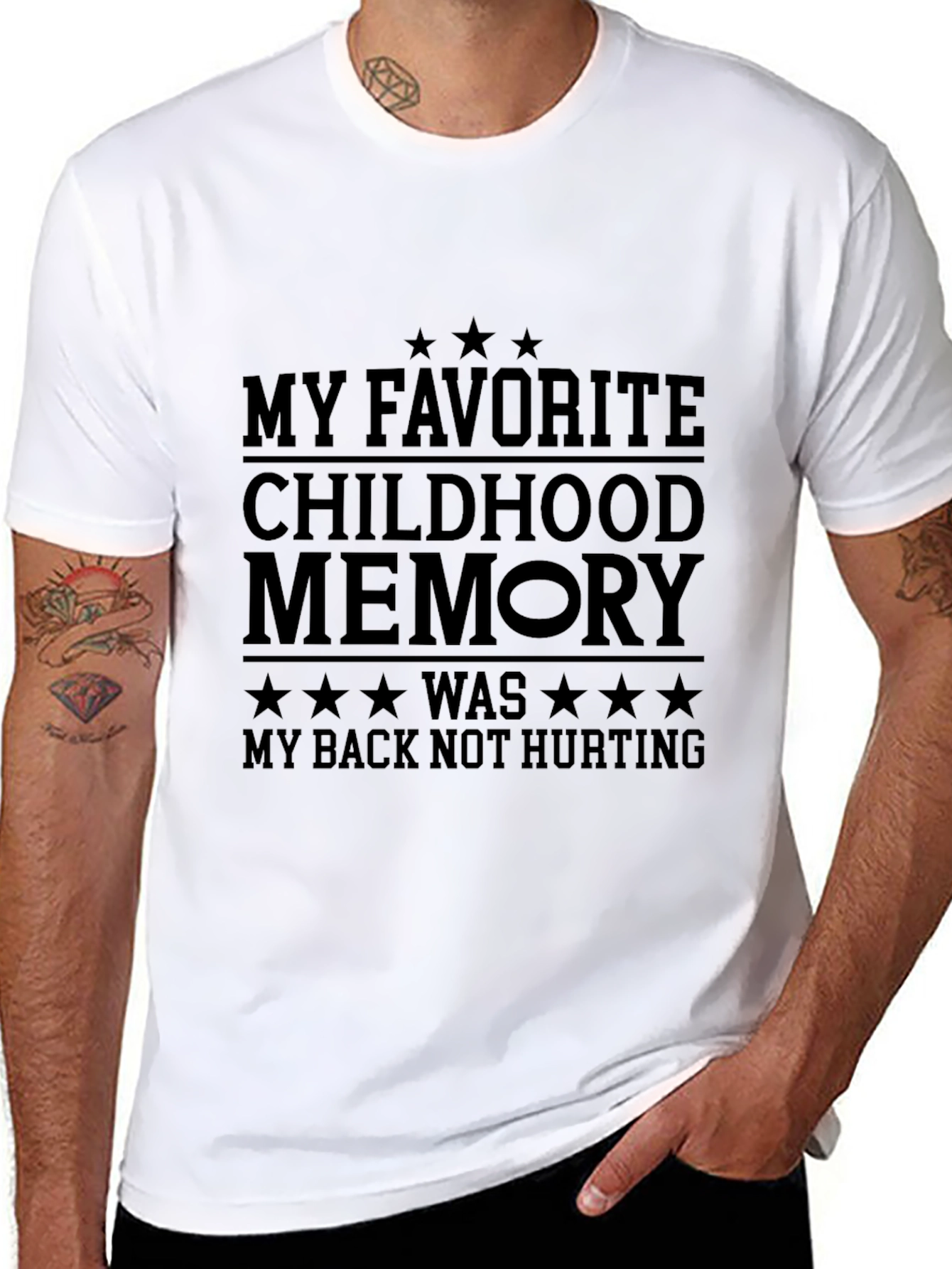 Humorous My Back Not Hurting T-Shirt