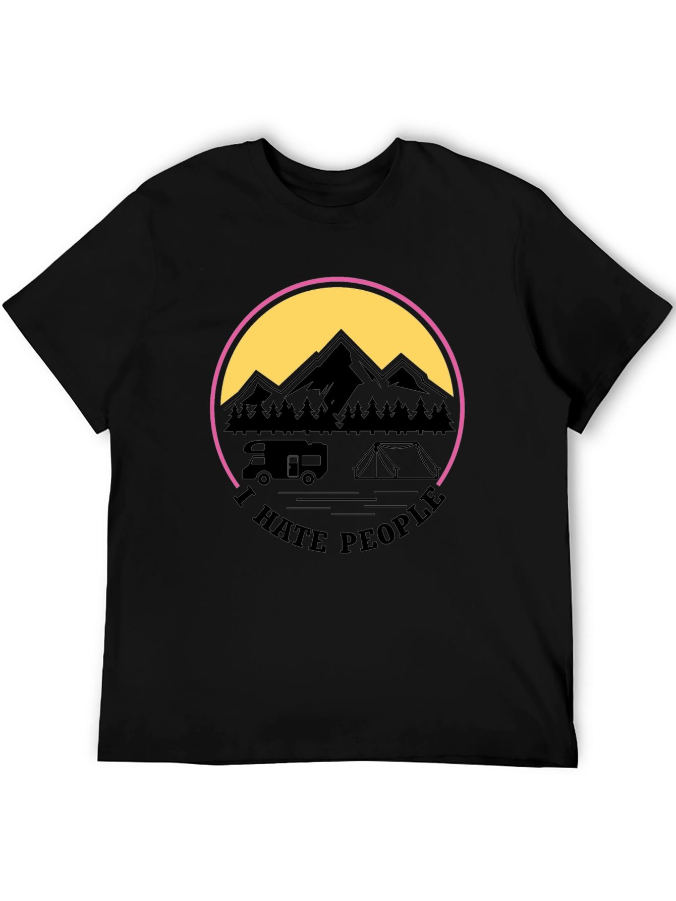 I Hate People Camping Graphic Tee