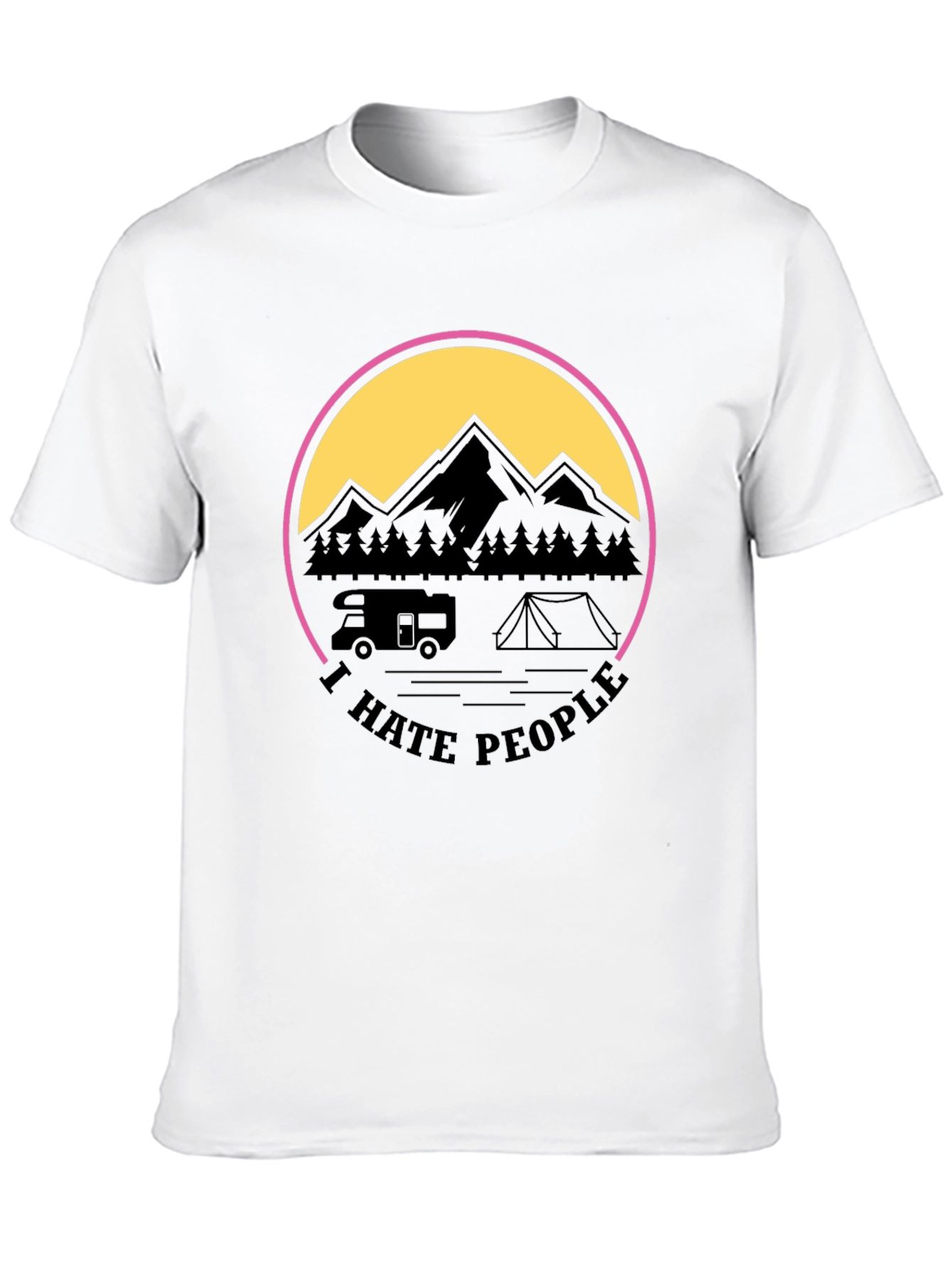 I Hate People Camping Graphic Tee
