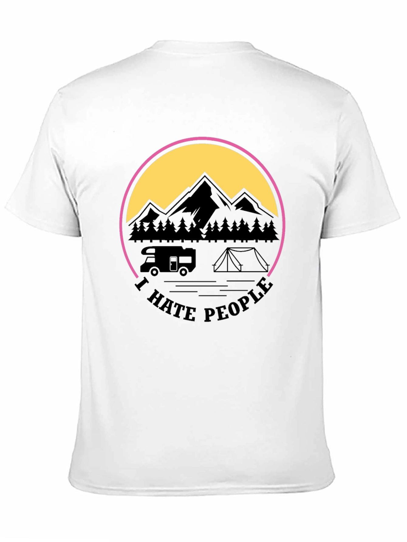 I Hate People Camping Graphic Tee