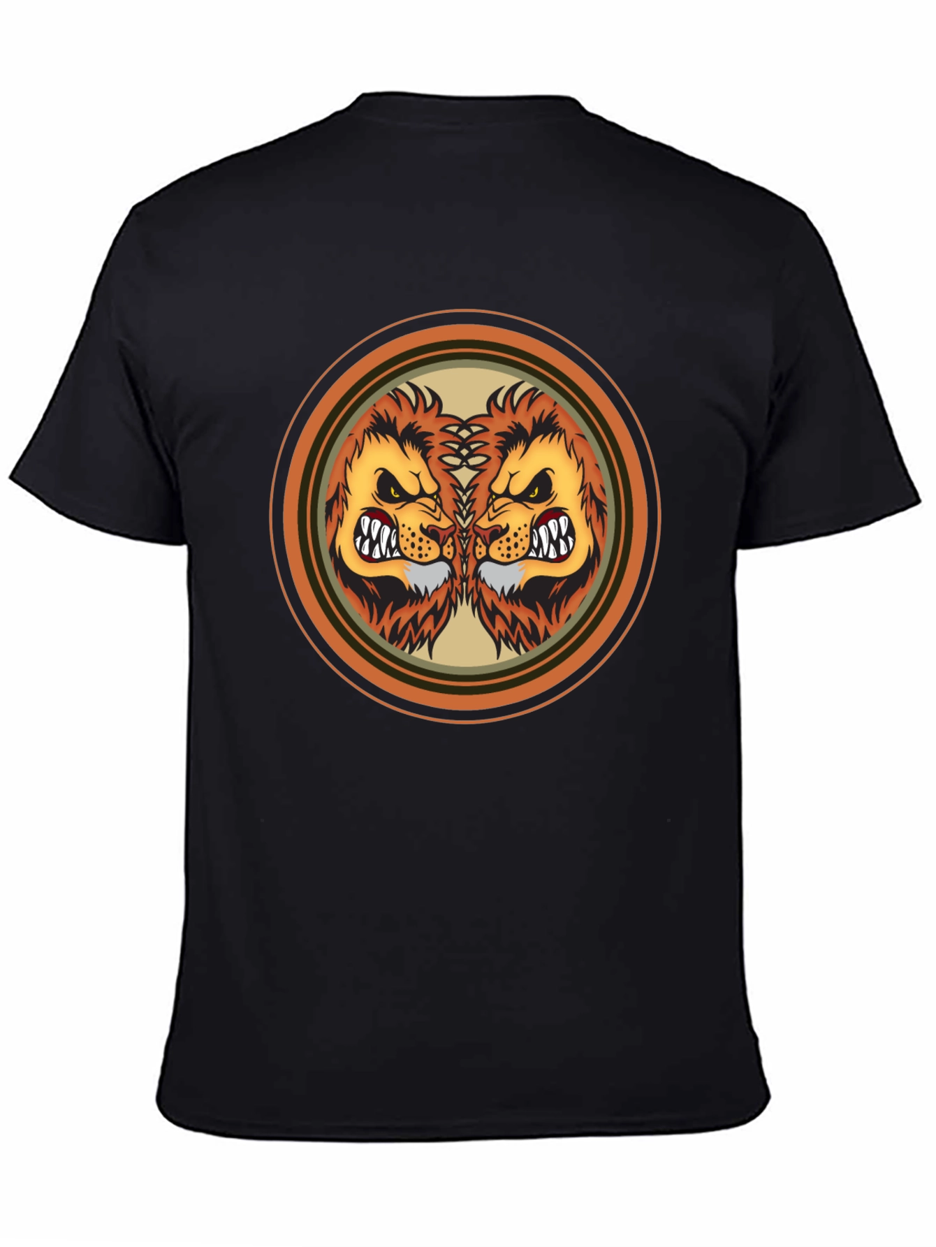 Lion Double Vision Graphic Tee - Fierce Style