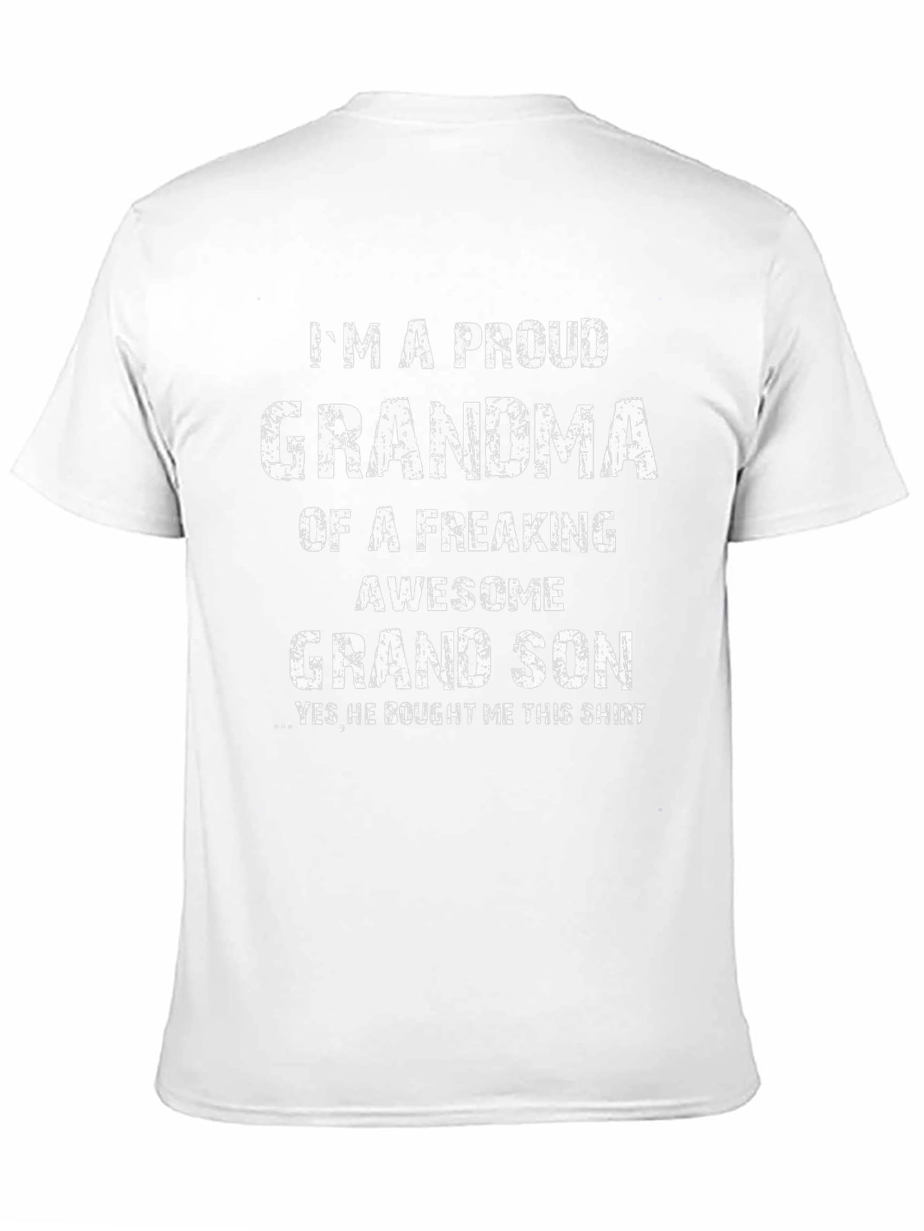 Proud Grandma Graphic T-Shirt - Freaking Awesome Grandson