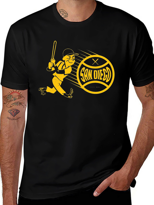 San Diego Baseball Tee - Vintage Design