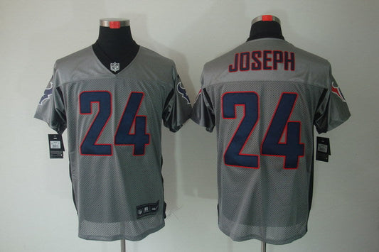 Men's Houston Texans Johnathan Joseph #24 Gray Game Jerseys