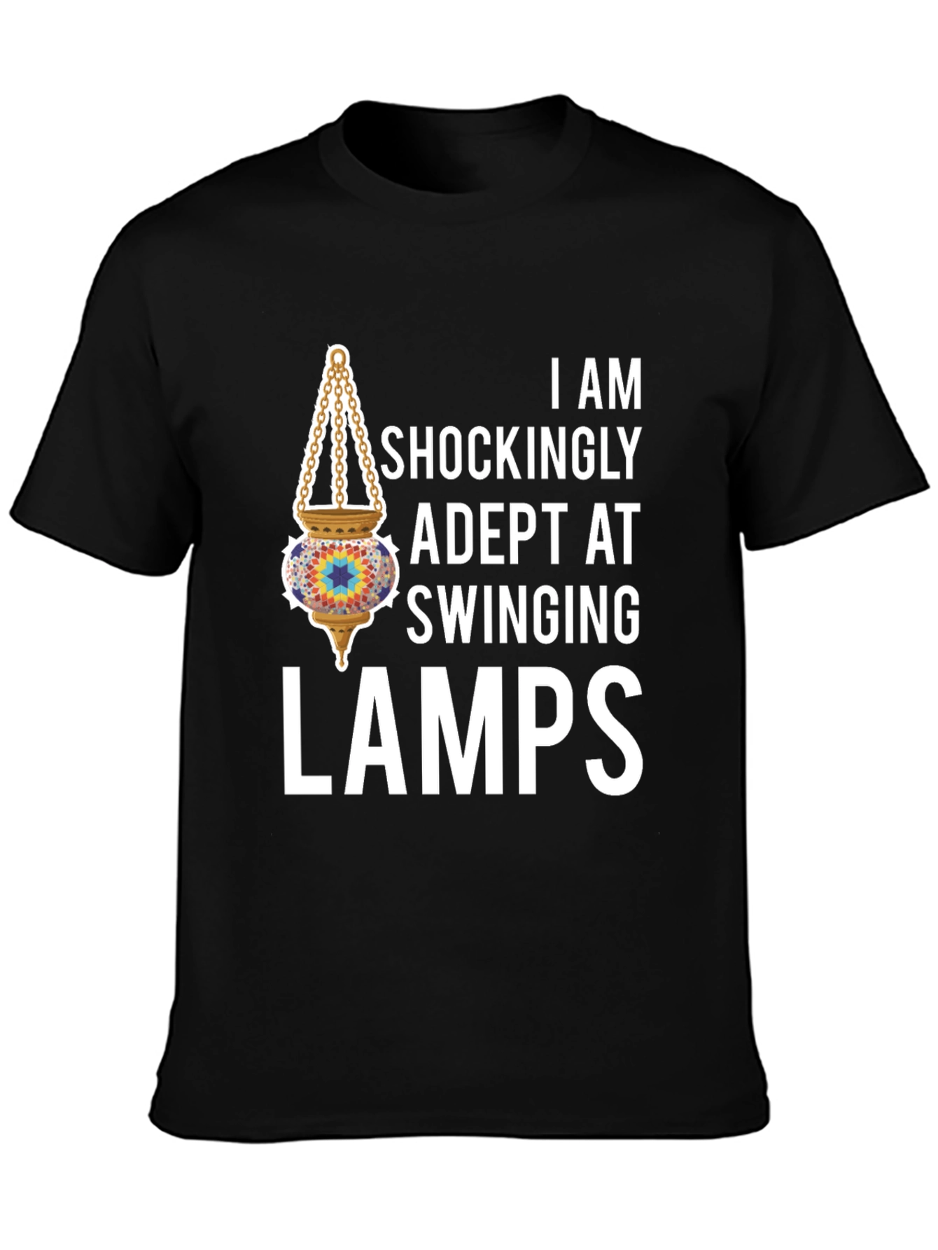Adept Swinging Lamps Graphic T-Shirt