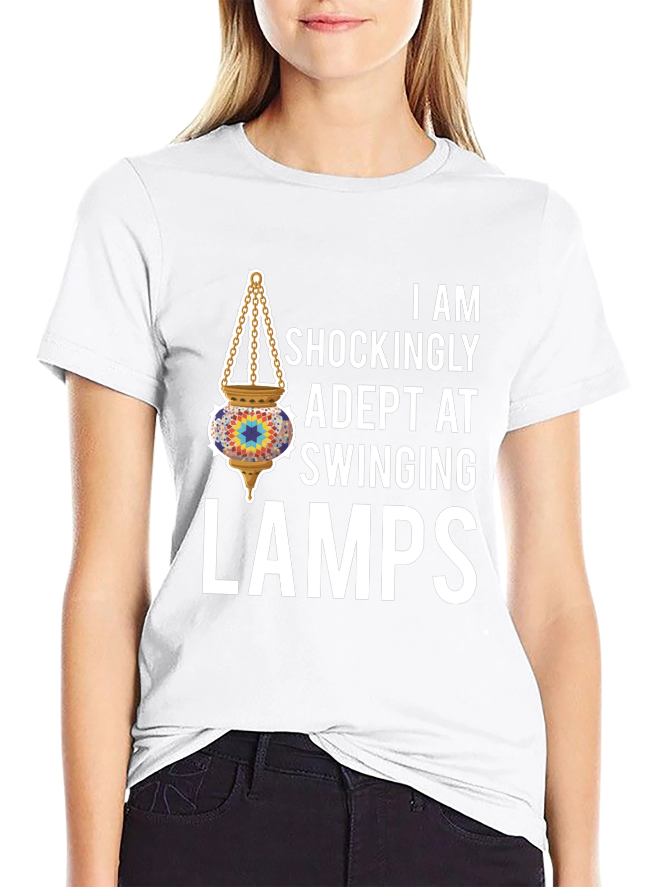 Adept Swinging Lamps Graphic T-Shirt