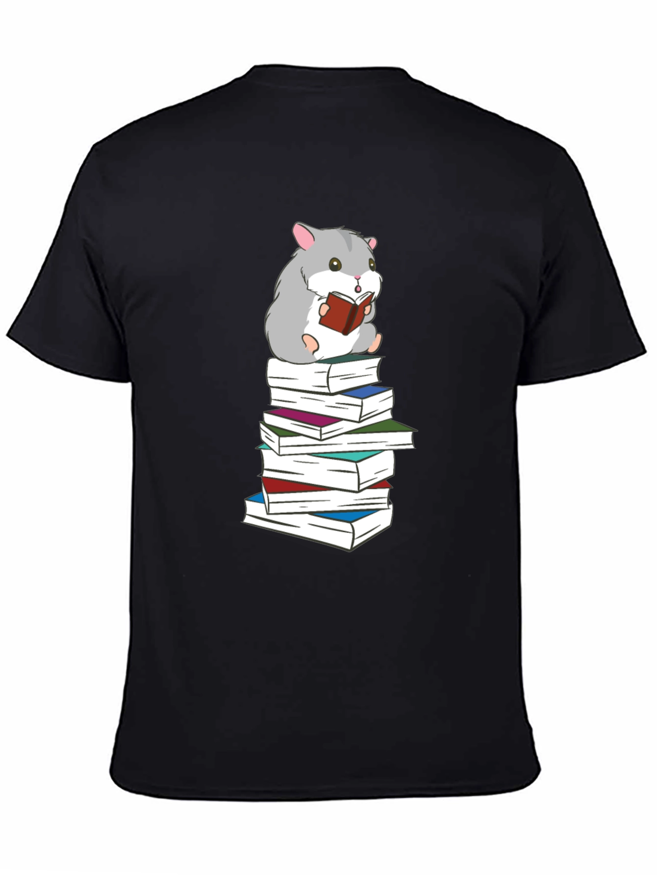 Hamster Reading Book T-Shirt