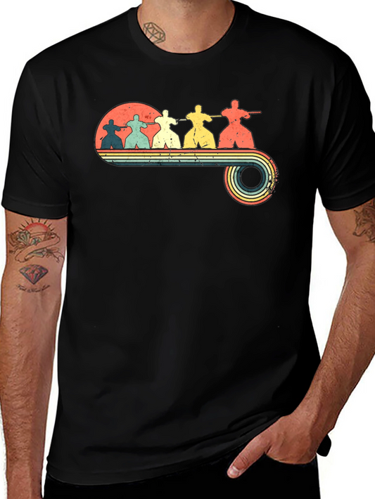 Retro Kendo T-Shirt: Vintage Japanese Martial Arts Tee