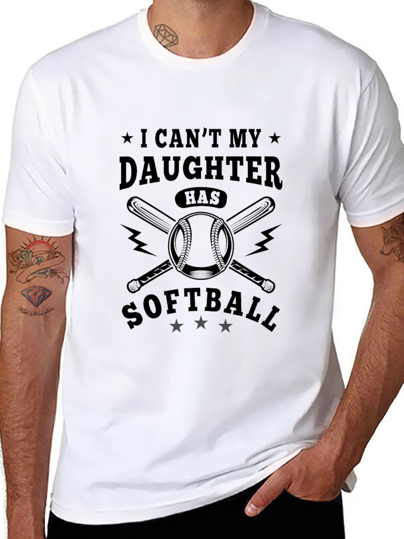 Softball Daughter T-Shirt