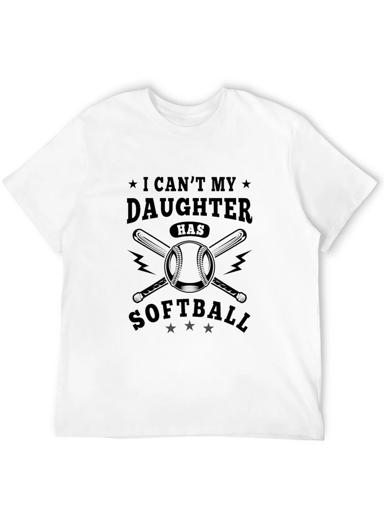 Softball Daughter T-Shirt