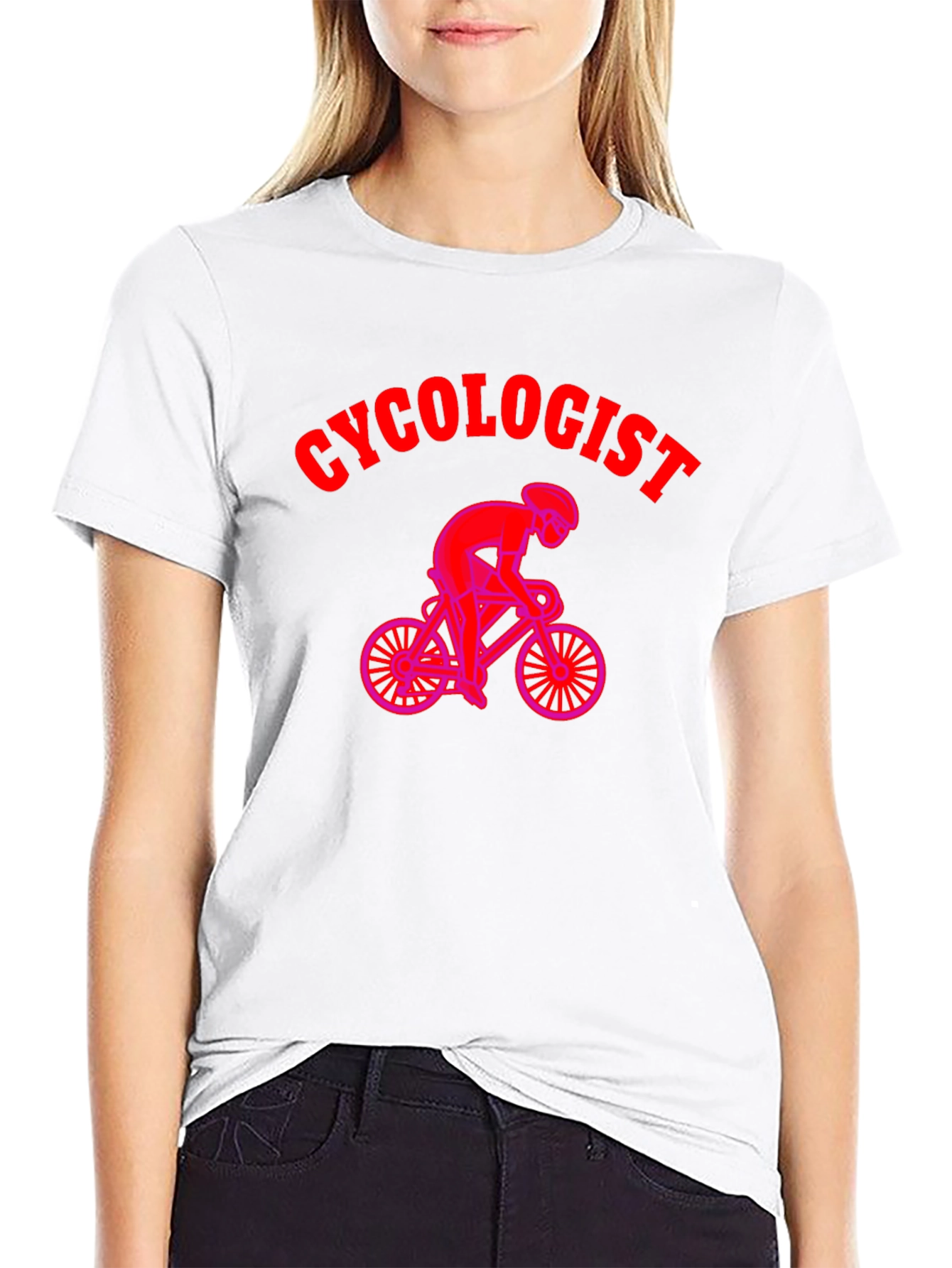 Cycologist Black T-Shirt - Cycling Enthusiast Apparel