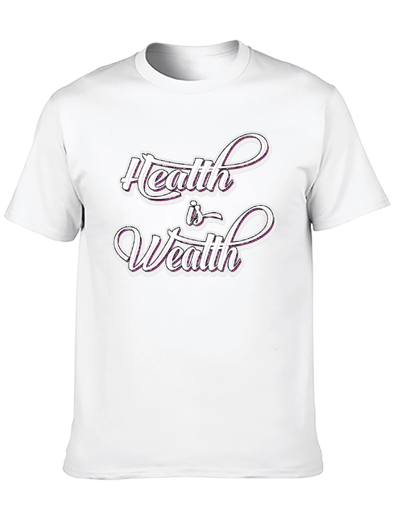 Health is Wealth Graphic T-Shirt