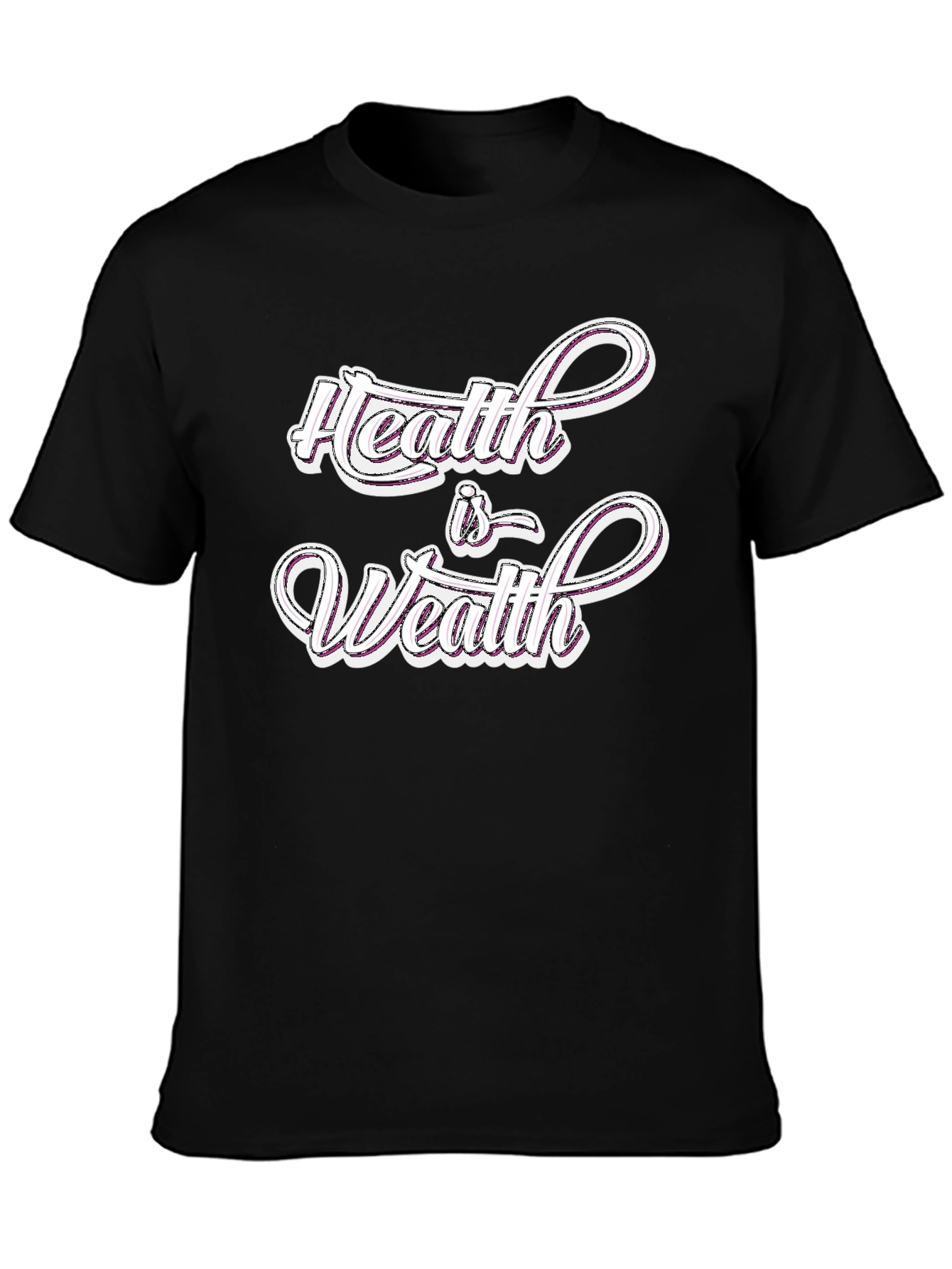 Health is Wealth Graphic T-Shirt