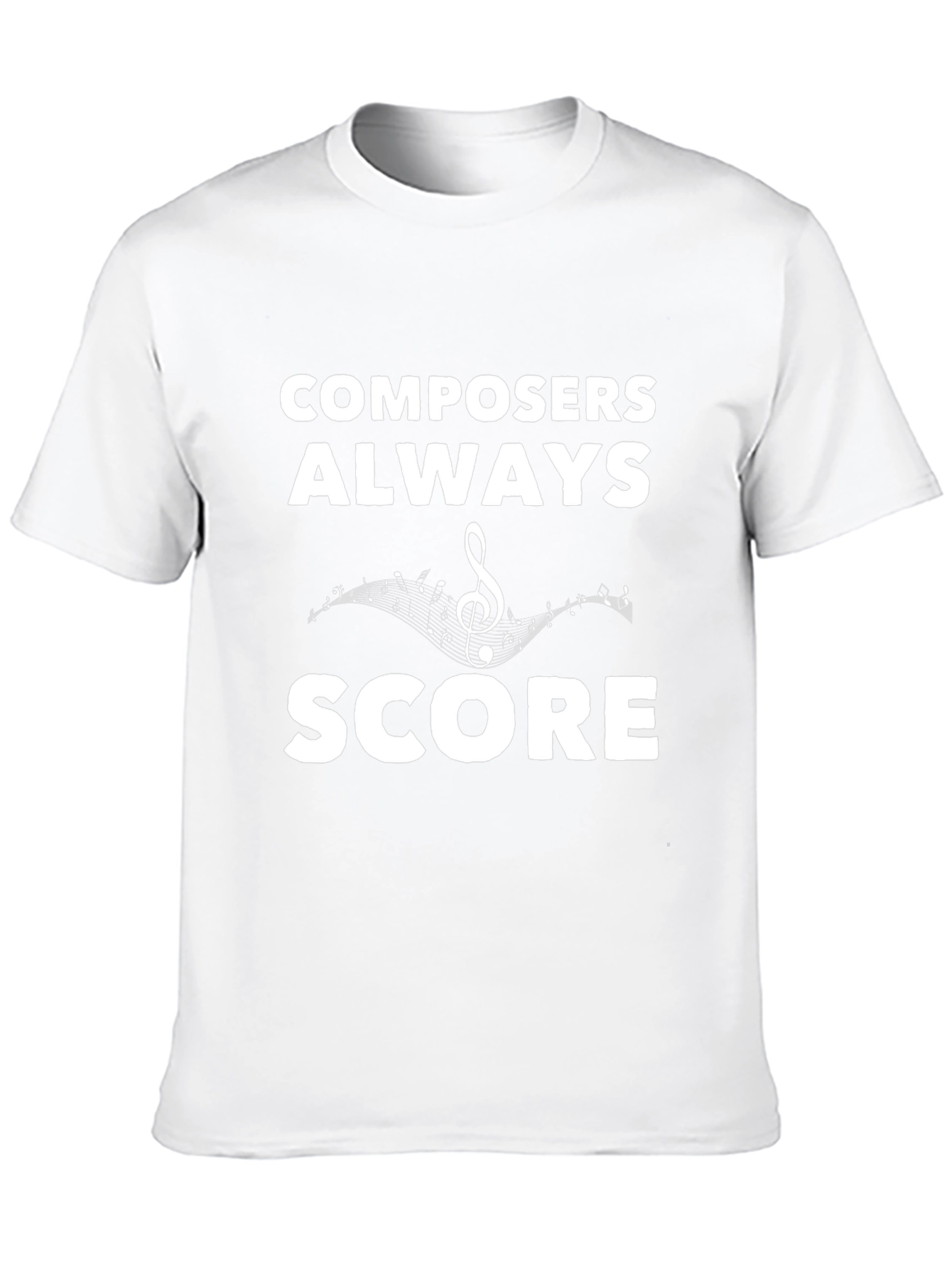 Composers Always Score Black T-Shirt