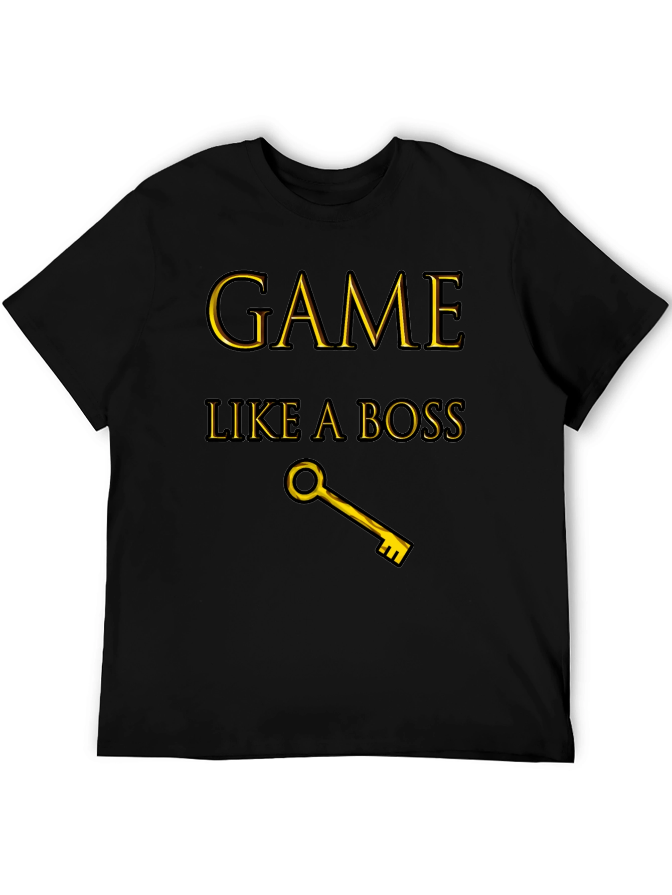 Game Like A Boss Black T-Shirt