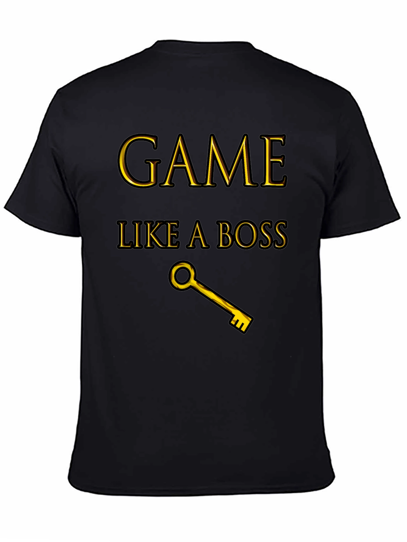 Game Like A Boss Black T-Shirt