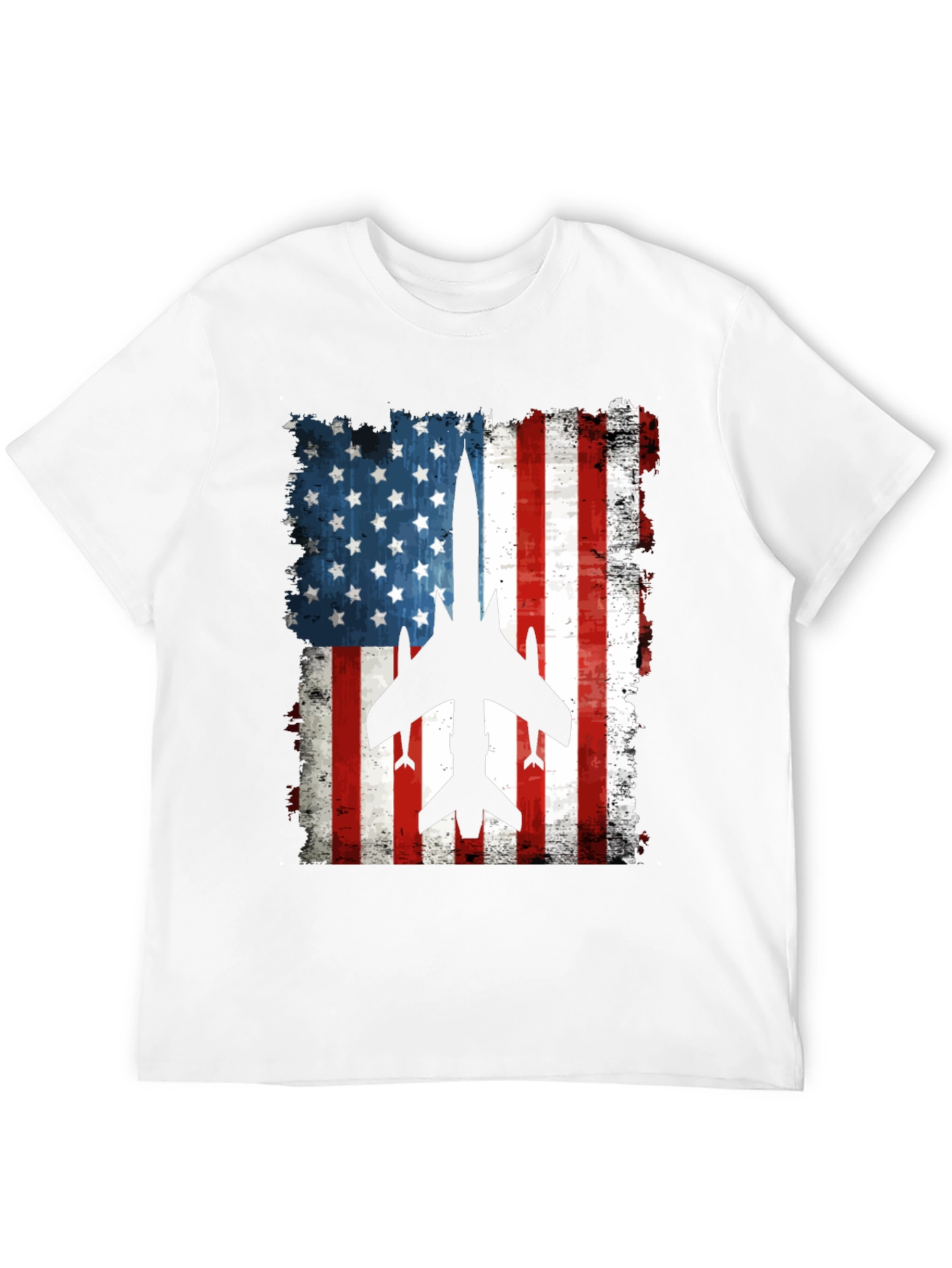 American Flag Airplane T-Shirt