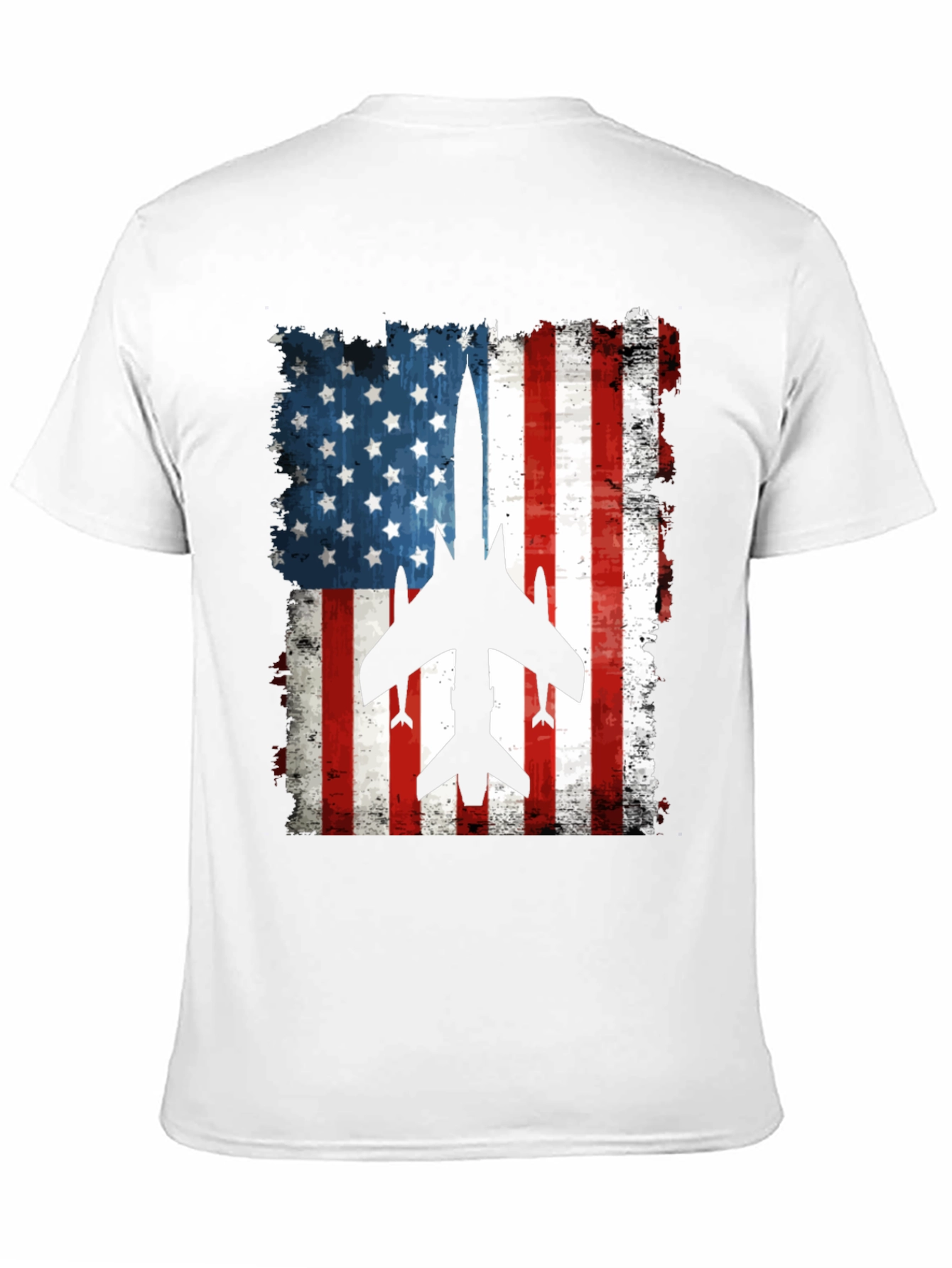 American Flag Airplane T-Shirt