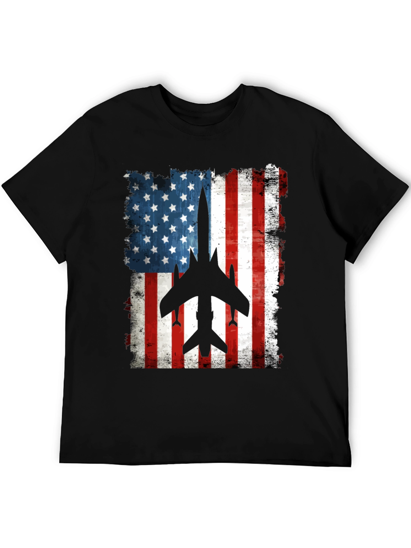 American Flag Airplane T-Shirt