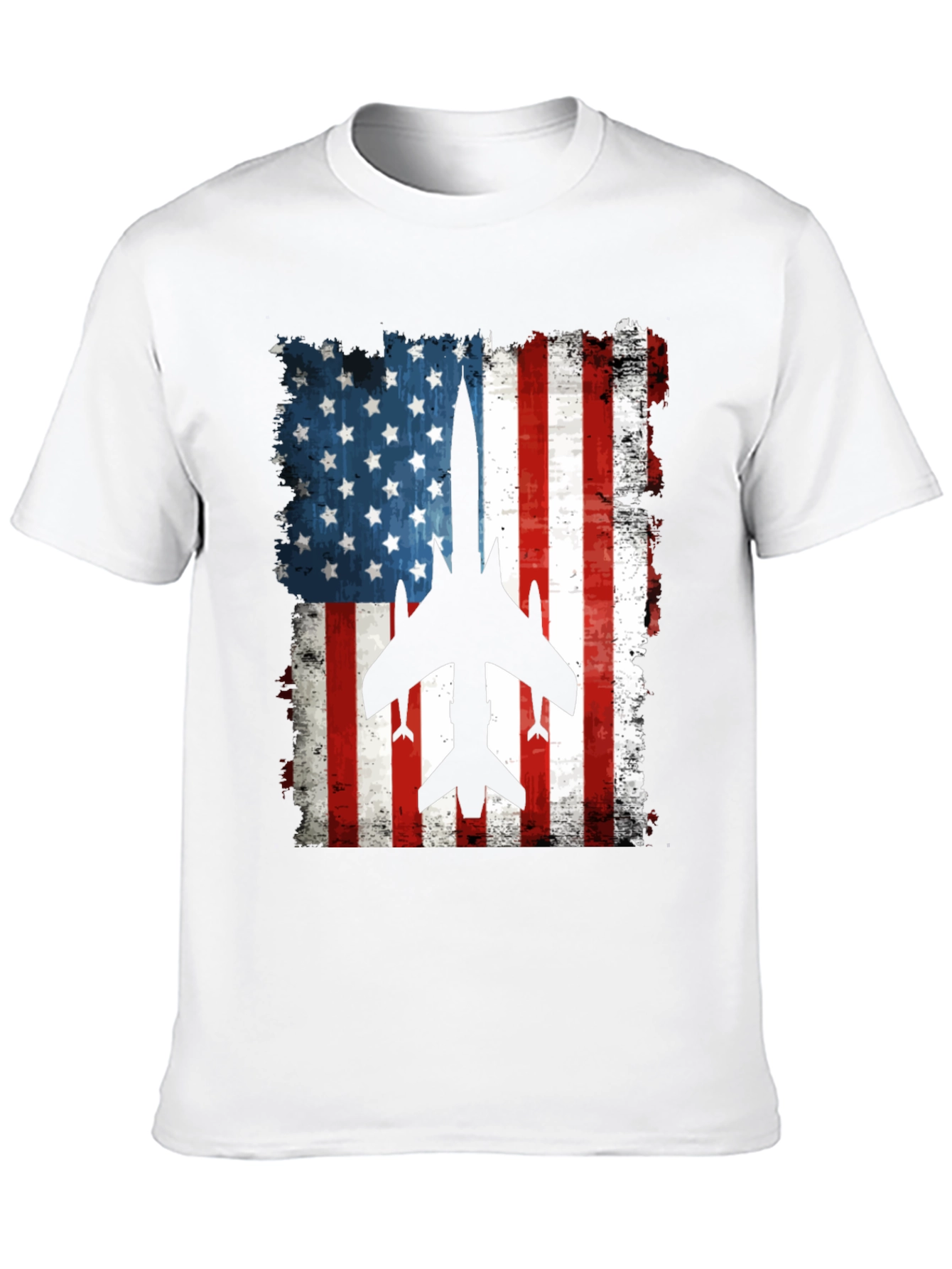 American Flag Airplane T-Shirt