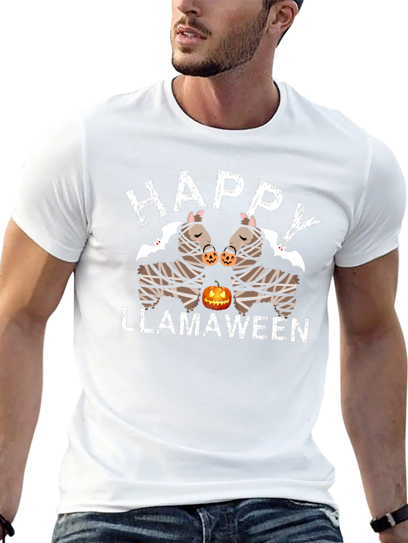 Happy Llamaween Halloween T-Shirt