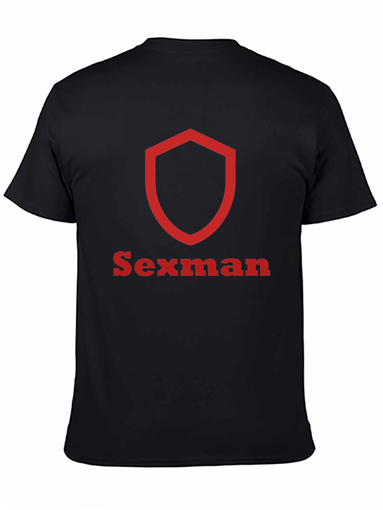 Sexman Graphic T-Shirt - Black Crew Neck Tee