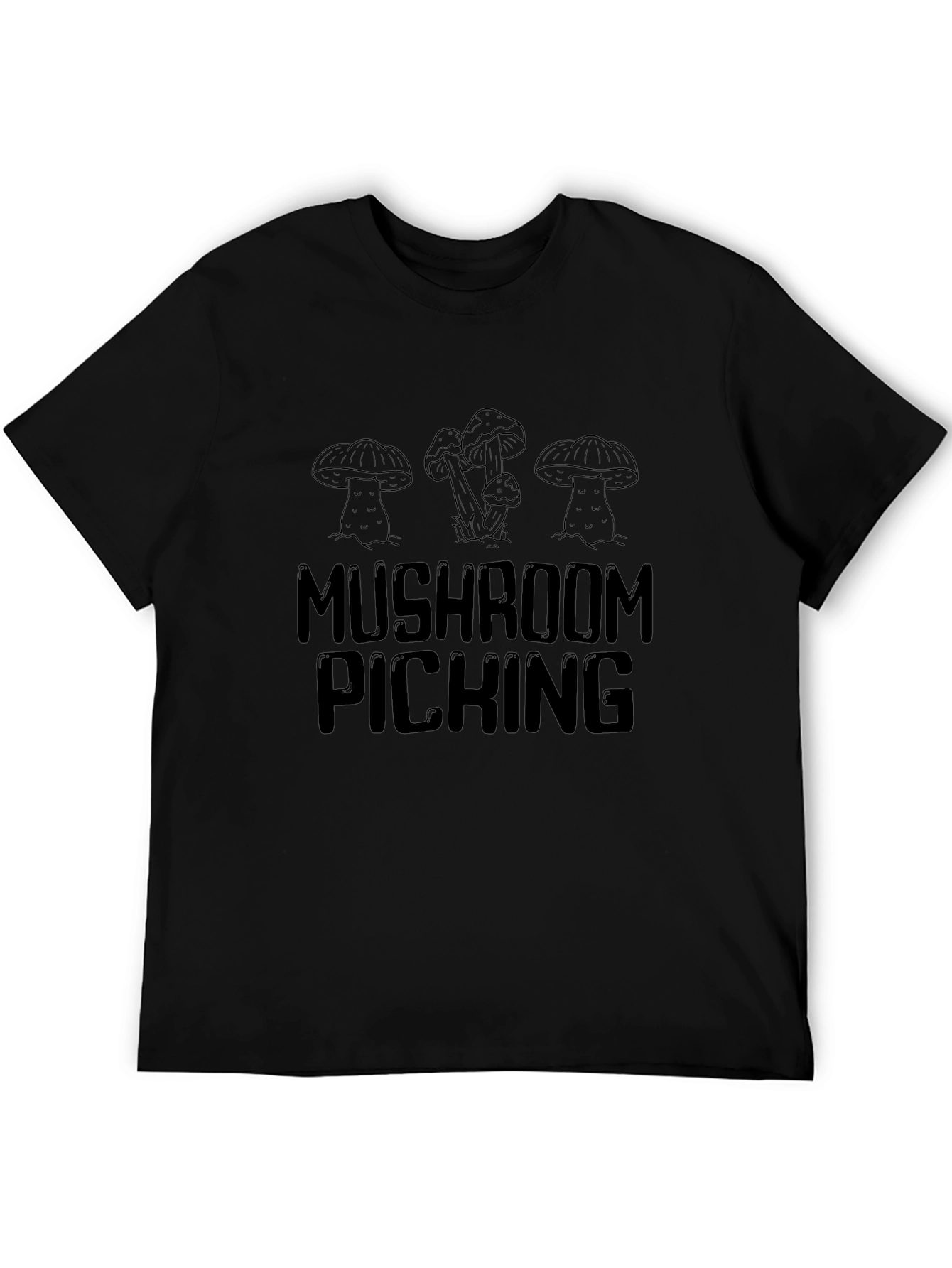 Mushroom Picking Graphic T-Shirt