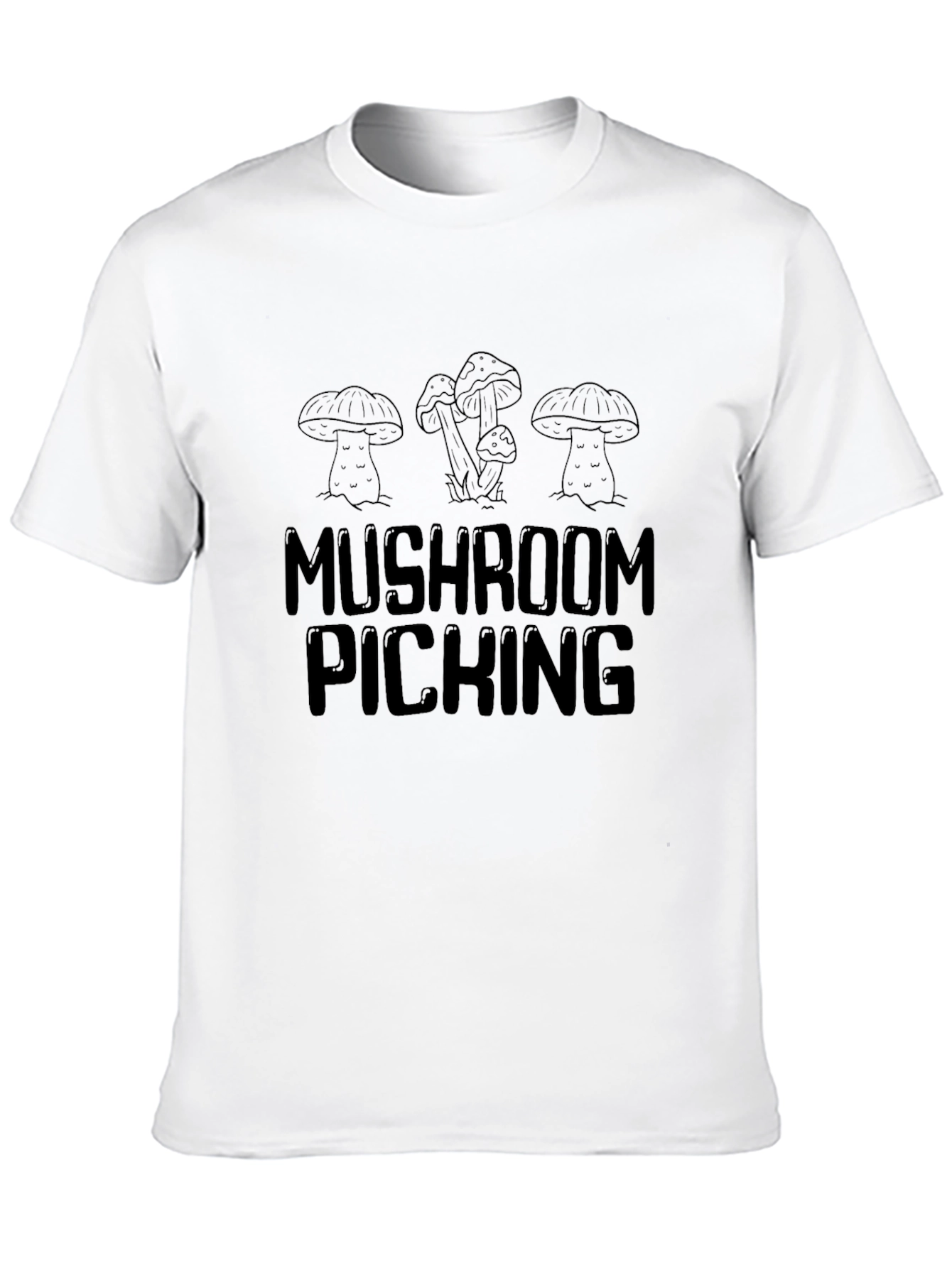 Mushroom Picking Graphic T-Shirt