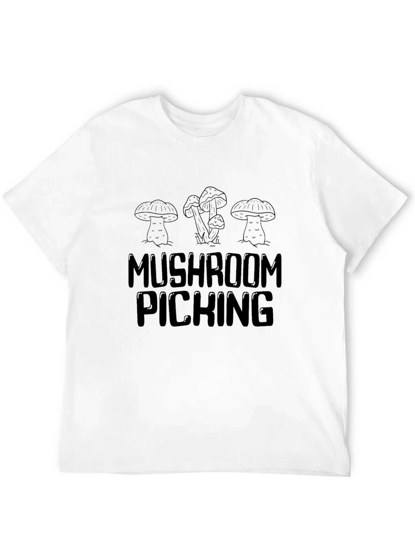 Mushroom Picking Graphic T-Shirt