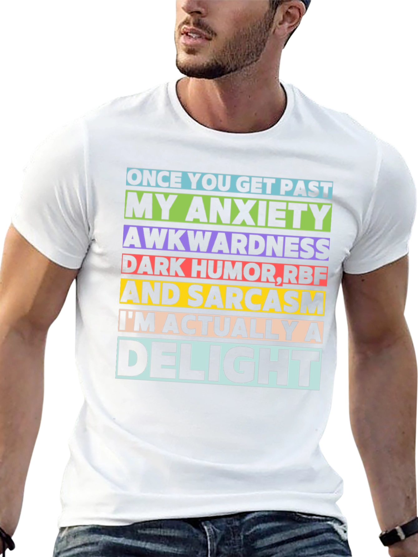 Anxiety Awkwardness Sarcasm Delight T-Shirt