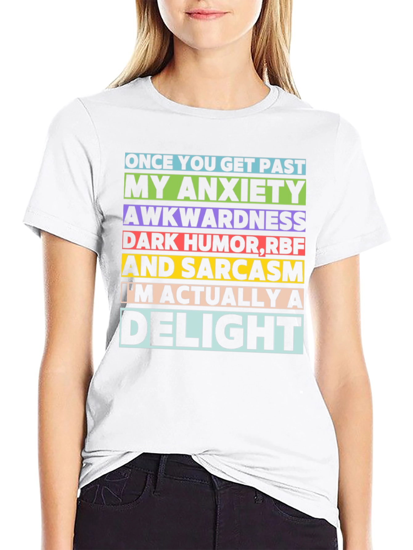 Anxiety Awkwardness Sarcasm Delight T-Shirt