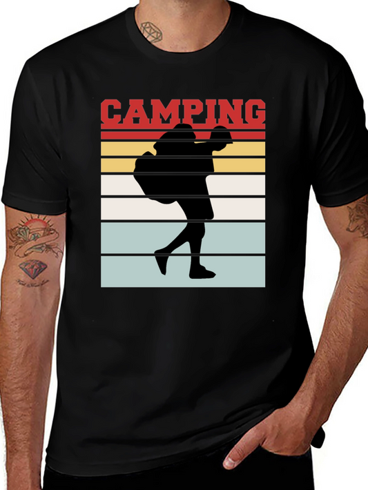 Camping Silhouette Graphic Tee