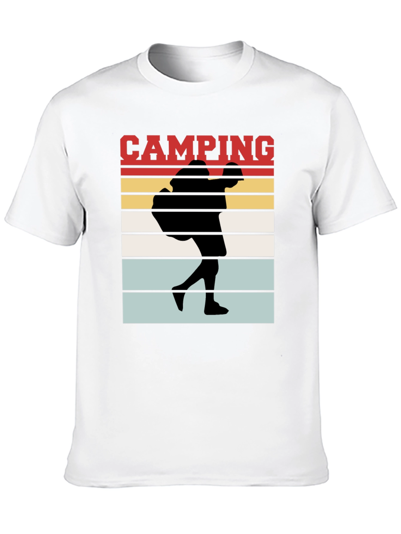 Camping Silhouette Graphic Tee