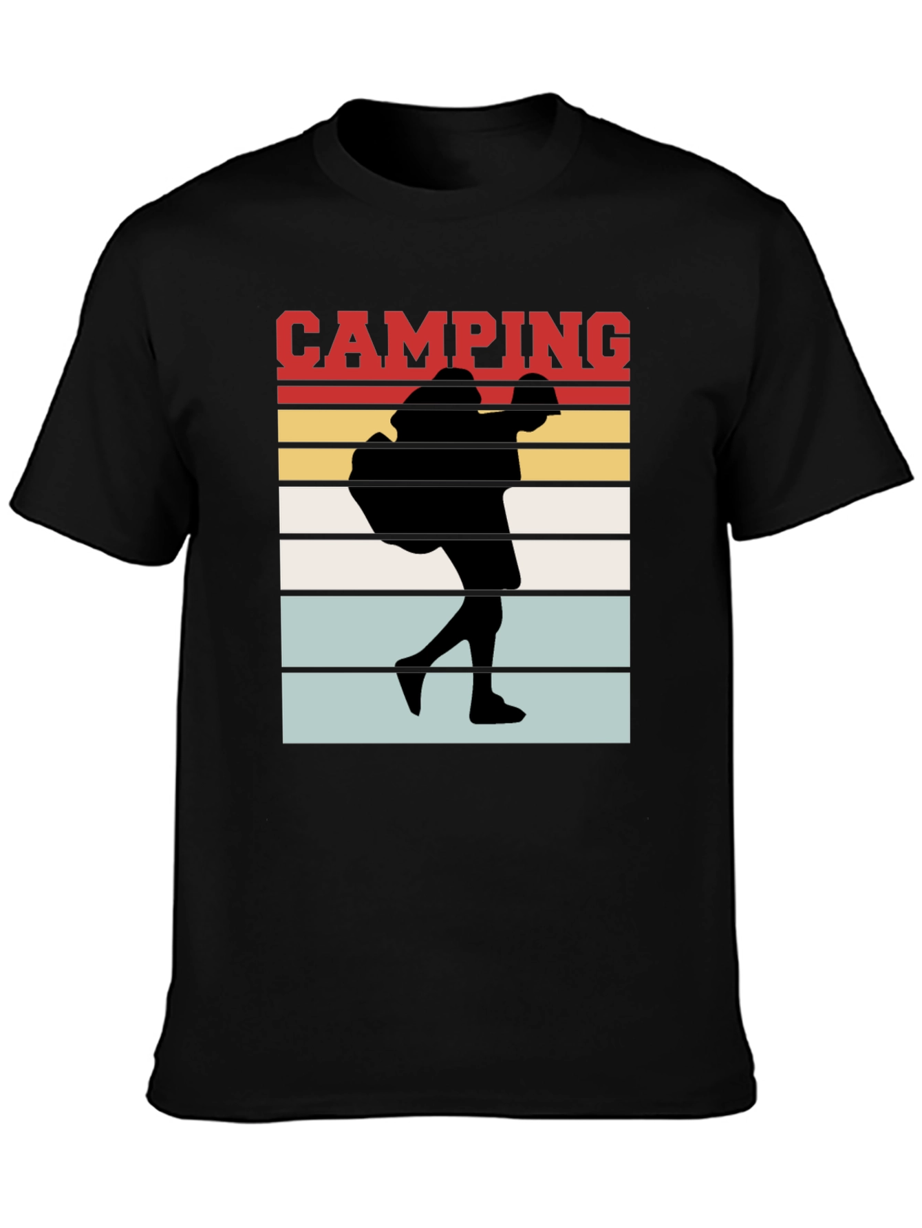 Camping Silhouette Graphic Tee