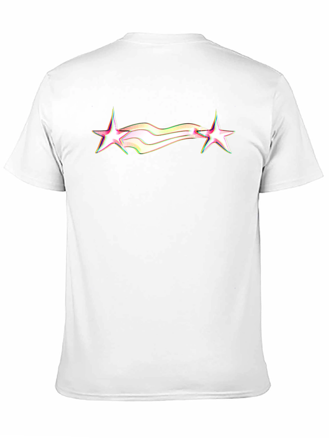 Retro Star Graphic Tee - Black Cotton Blend
