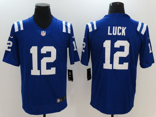 Men's Indianapolis Colts Andrew Luck Blue Game Jerseys