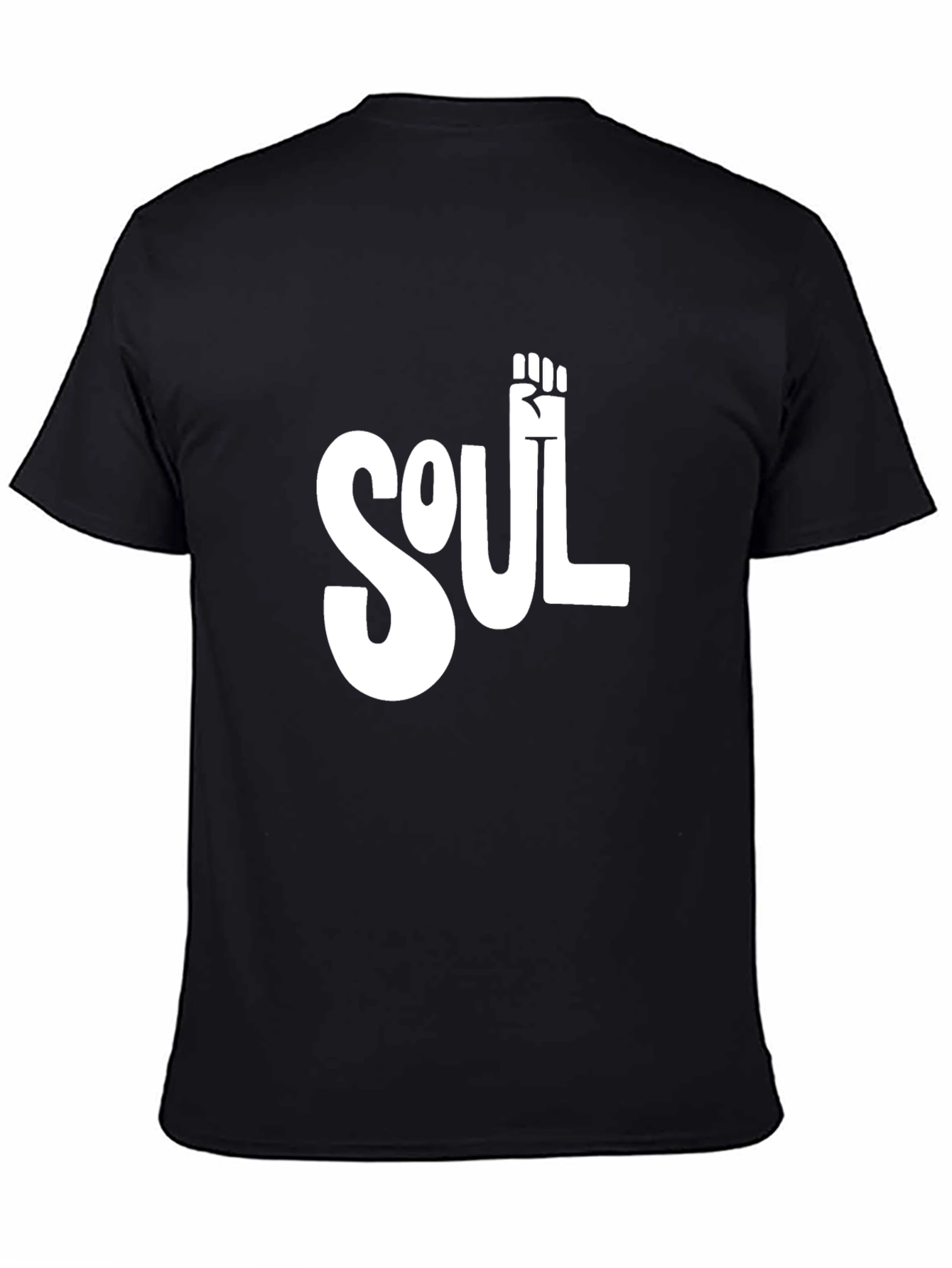 Soul Fist Graphic Tee - Black Cotton Blend