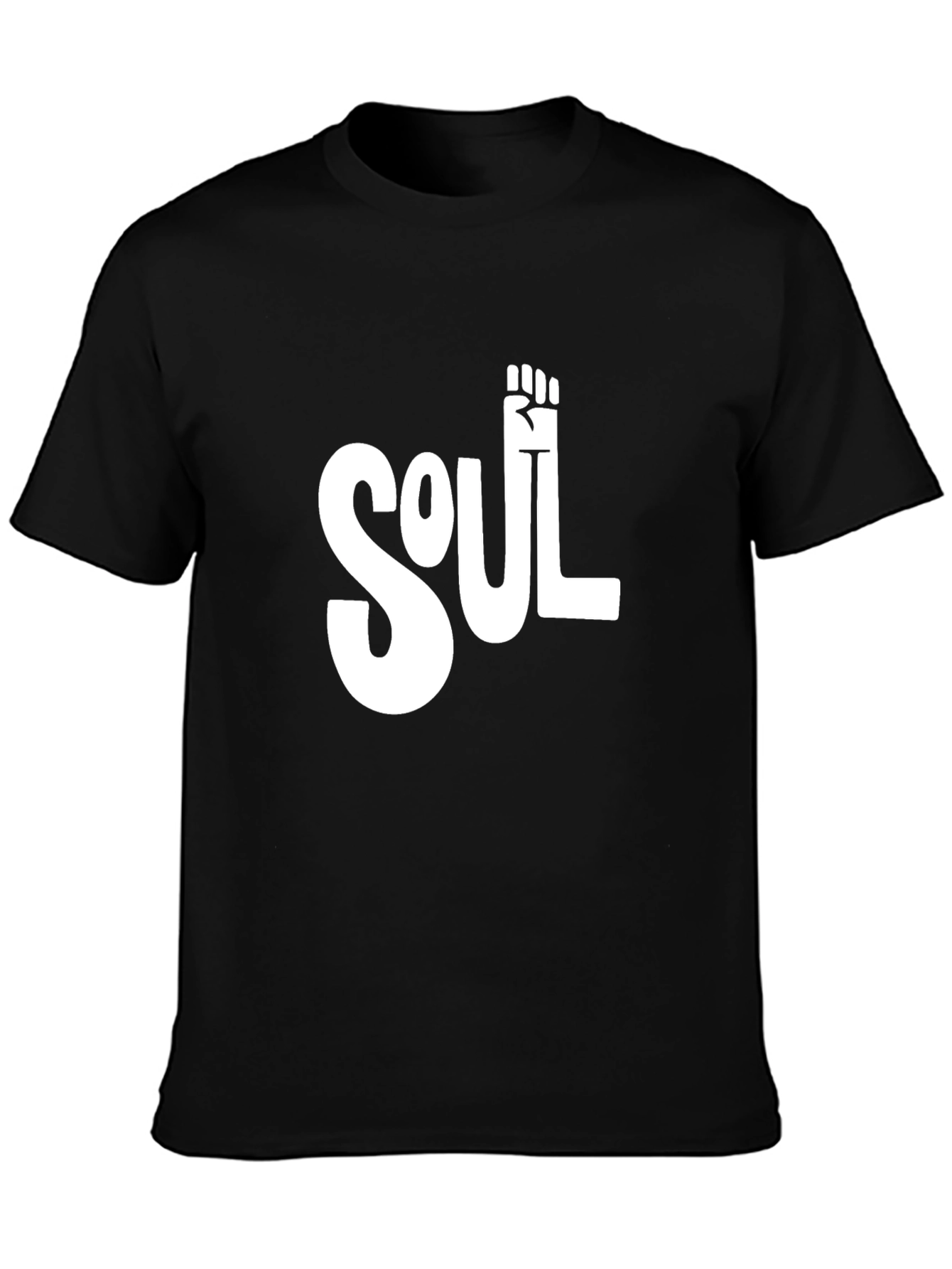 Soul Fist Graphic Tee - Black Cotton Blend