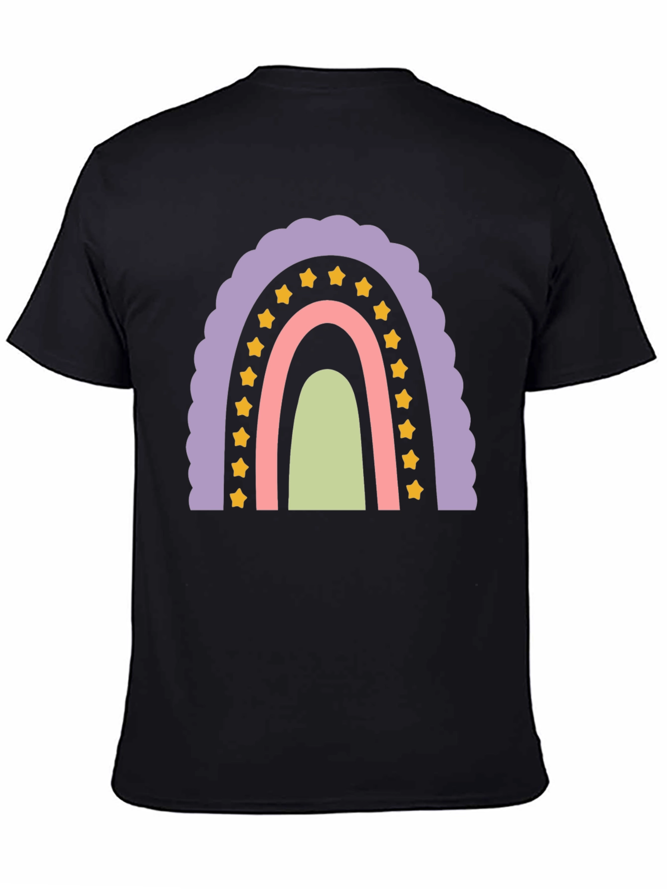 Pastel Rainbow Star T-Shirt - Fun & Stylish!
