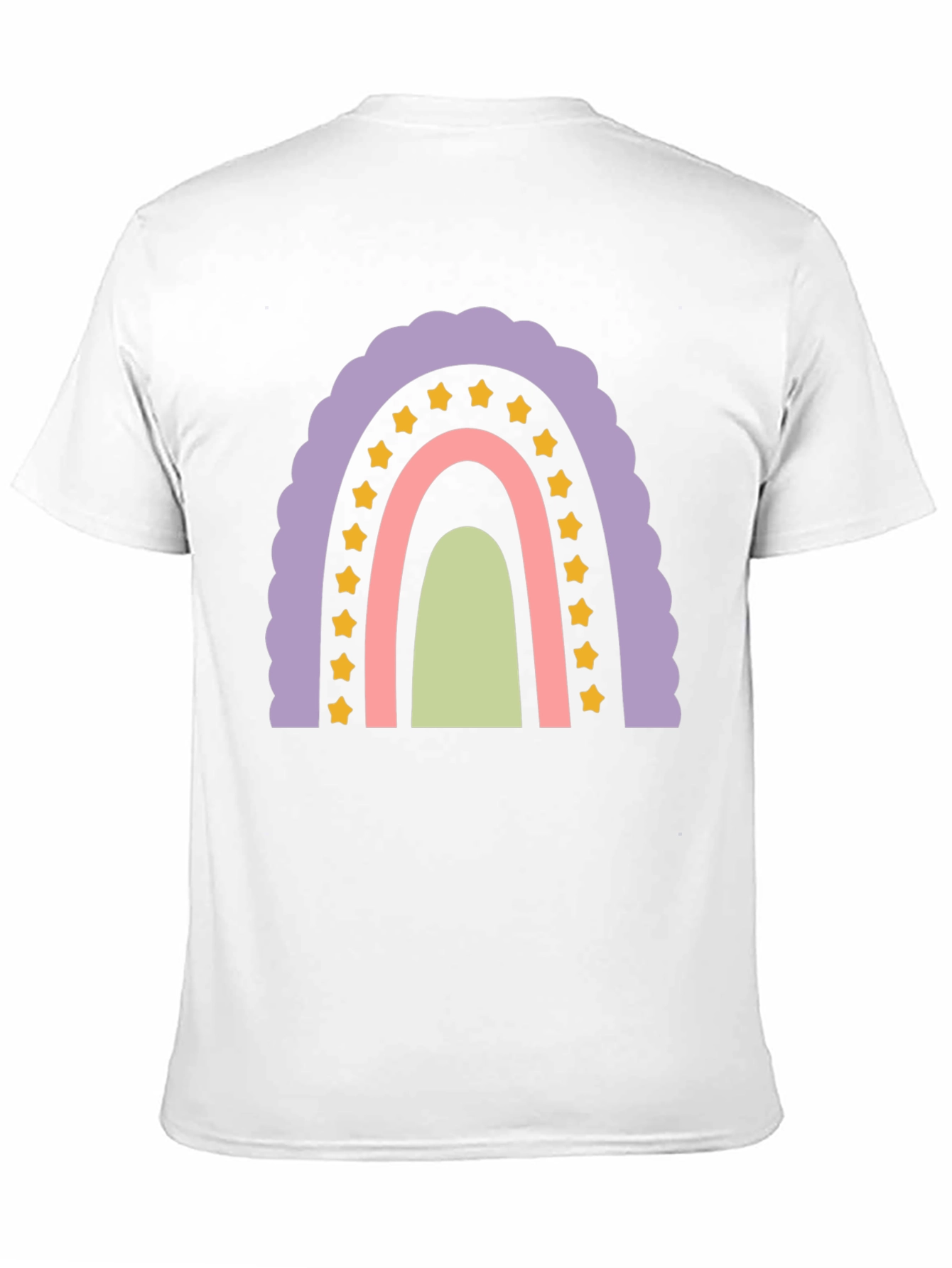 Pastel Rainbow Star T-Shirt - Fun & Stylish!