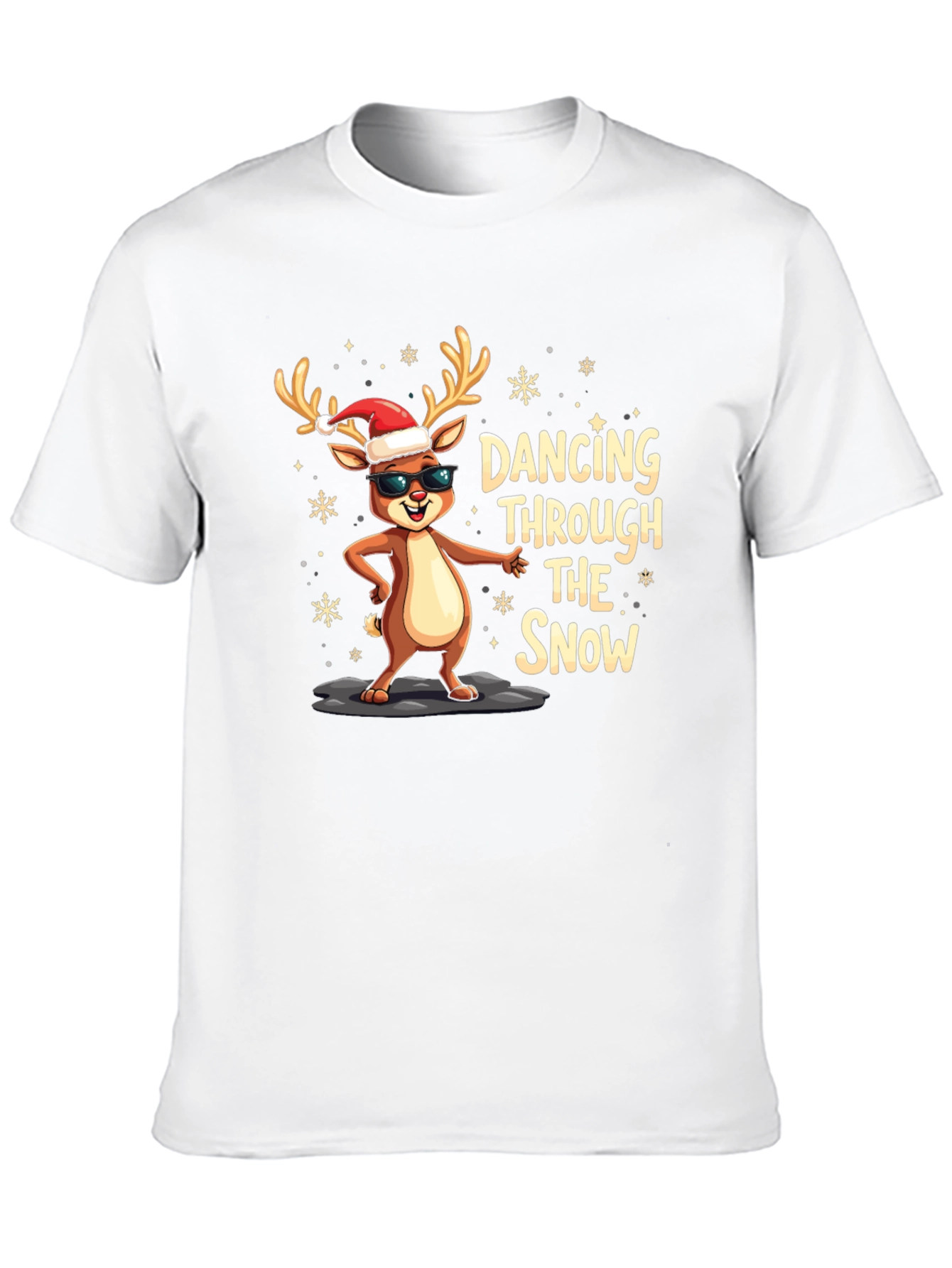 Dancing Reindeer Christmas T-Shirt