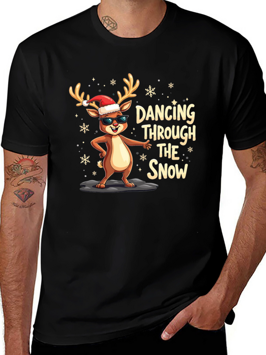 Dancing Reindeer Christmas T-Shirt