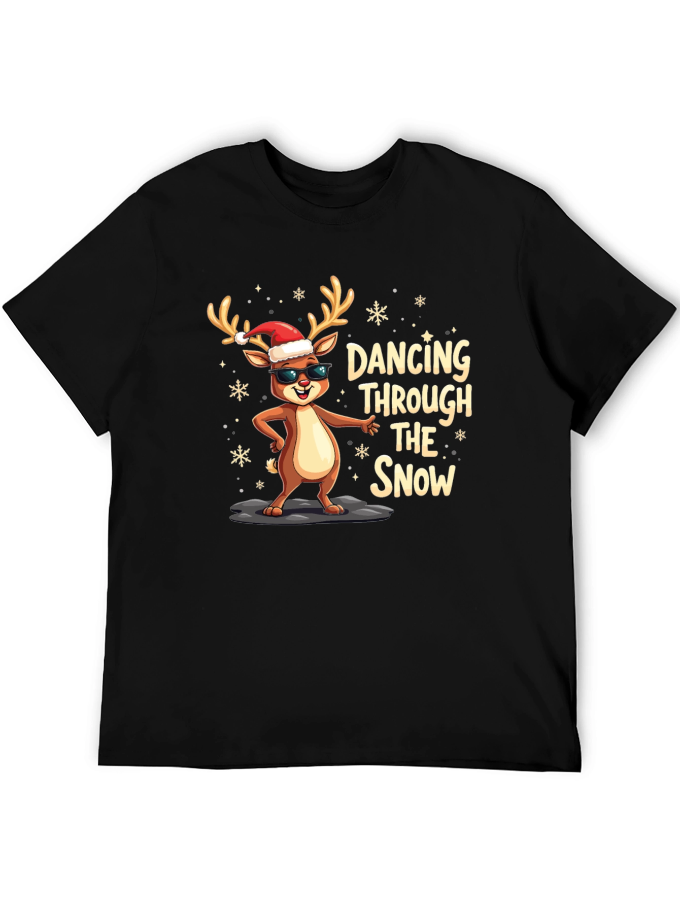 Dancing Reindeer Christmas T-Shirt