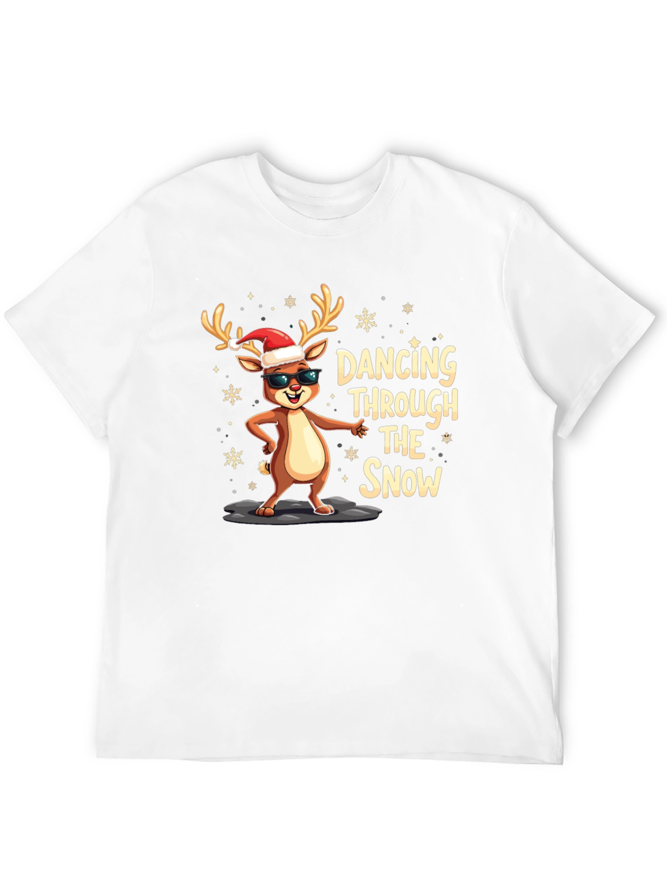 Dancing Reindeer Christmas T-Shirt