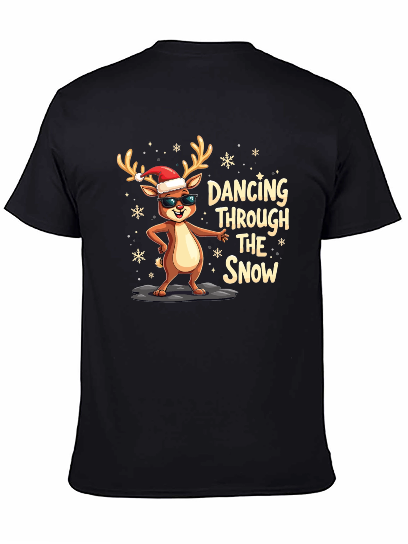 Dancing Reindeer Christmas T-Shirt
