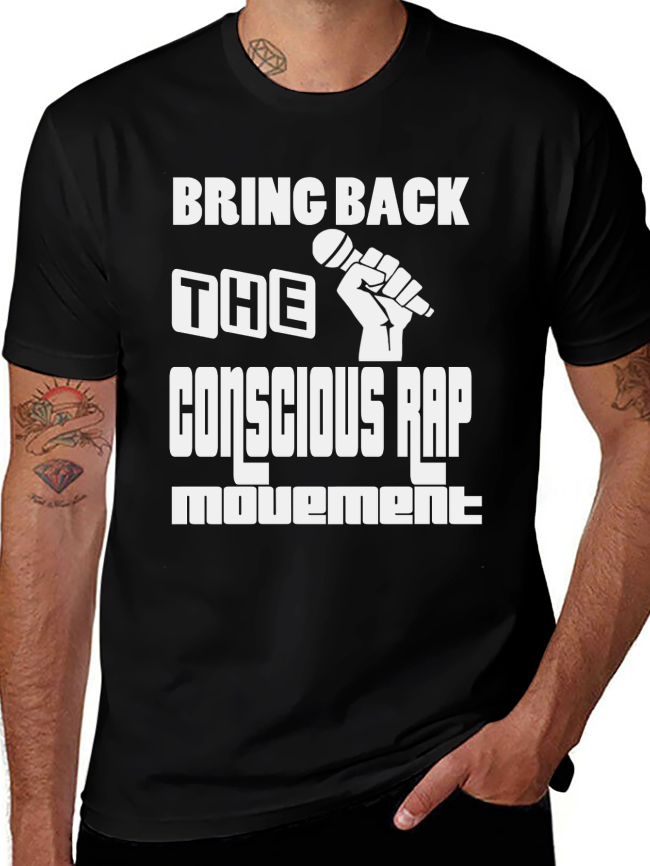 Conscious Rap Movement Graphic Tee